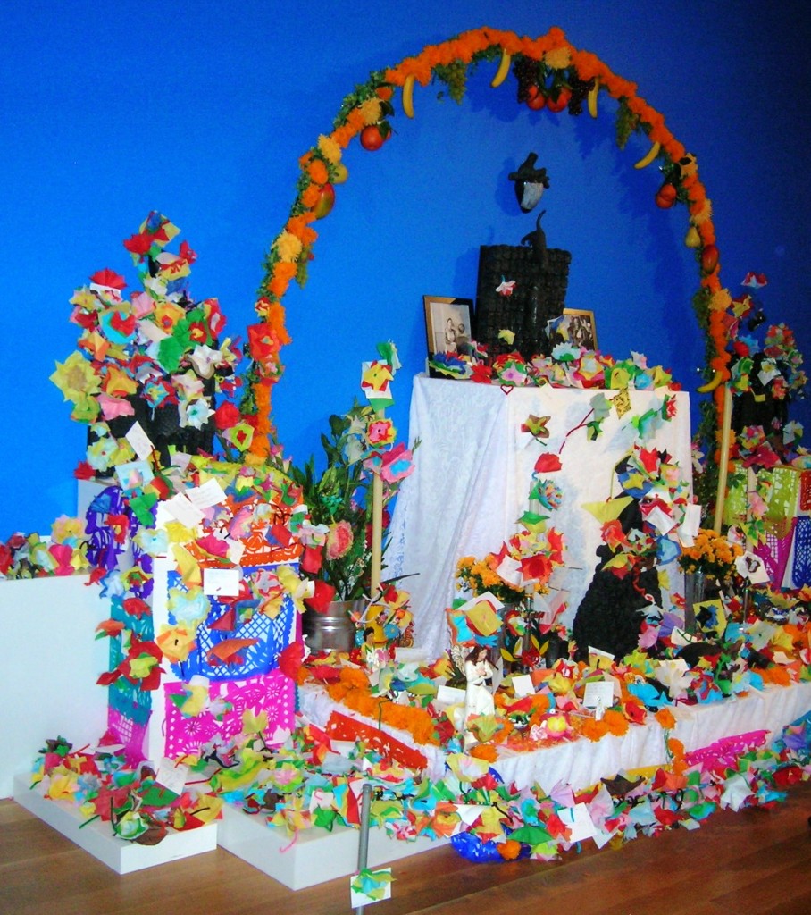 The ofrenda at exist to Frida & Diego