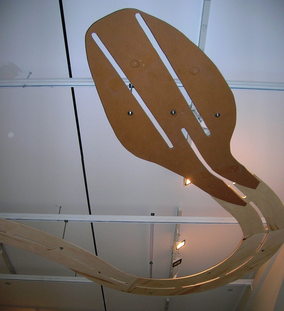 gead detail, plywood form, Snake Ceiling