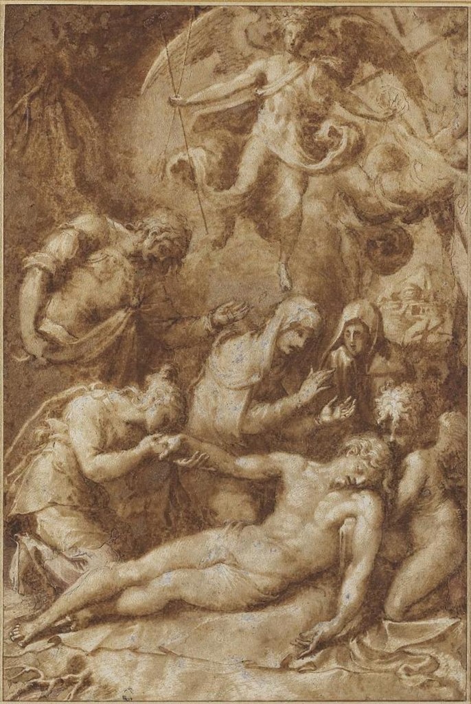 Lamentation over the Dead Christ, Francesco Salviati