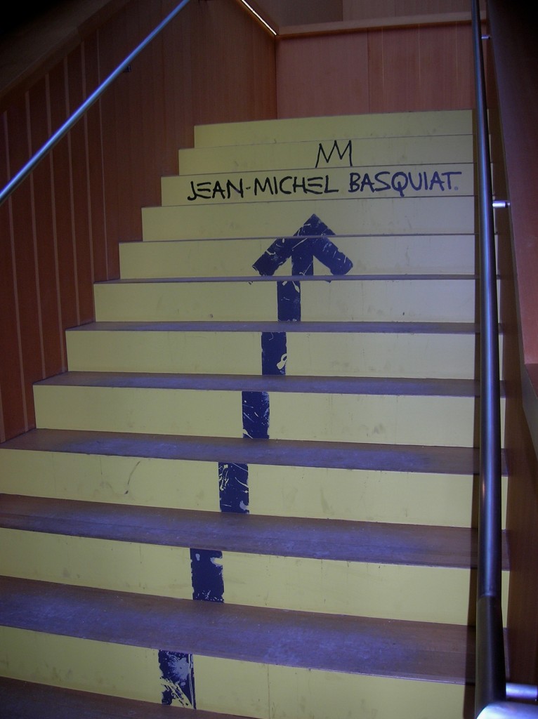 Basquiat promo, Scissor Staircase