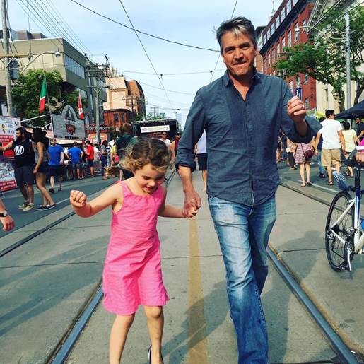 Stephan and his daughter Monique at the Taste of Little Italy (photo from Stephan!)