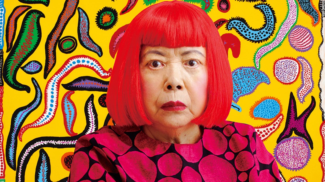 Artist Yayoi Kusama (photo credit: CNN) 