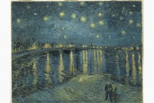 Vincent van Gogh's The Starry Night over the Rhone at Arles, 1888 Musee D'Orsay