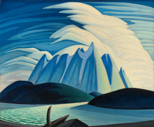 Lawren Harris, Lake and Mountains, 1928, Oil on Canvas, Art Gallery of Ontario, Gift from the Fund of the T. Eaton Co. Ltd. for Canadian Works of Art, 1948, c. 2015 Estate of Lawren Harris