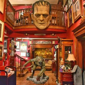 Guillermo del Toro: At Home with Monsters installed at LACMA (Los Angeles County Museum of Art)